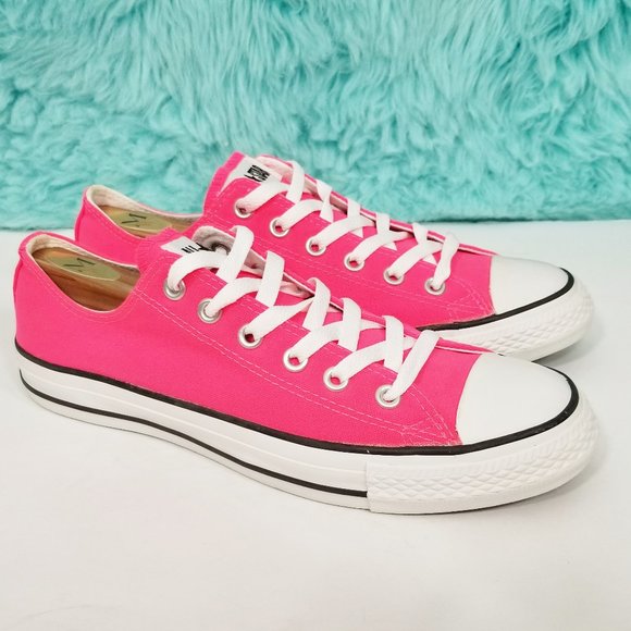 Converse Shoes - Converse All Star Neon Pink Low Unisex Sneakers